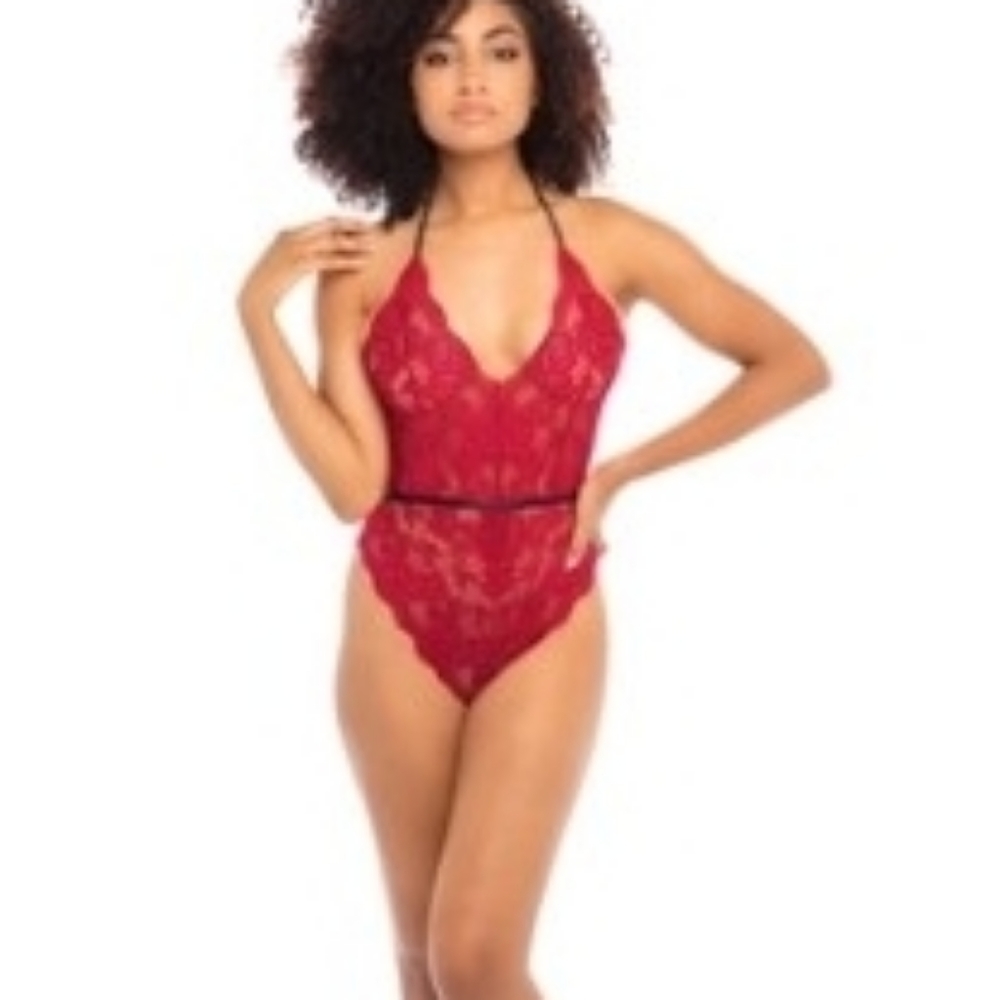 Oh La Cheri Red Intimate Bodysuit/Lingerie